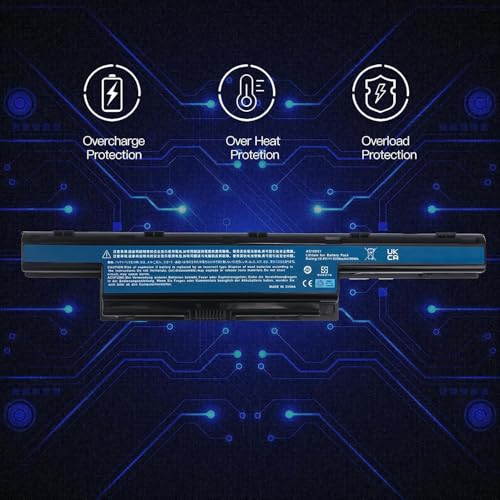 Image of WeFly 6 Cells 4400mAh Battery for Acer AS10D31 AS10D81 AS10D51 AS10D41 AS10D61 AS10D73 AS10D75 5750 AS10D71 5742 AS10D56 E1-531 5250 E1-571 5733 7741 5733 5755 (4741)