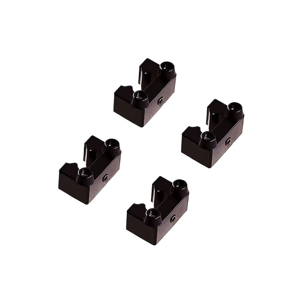 4-Piece Fixed Block for with HG15 HG20 Linear Guide Ring Limit Anti-Slip and Anti-Collision for with 3D Printer Universal(HG15 Fixed Block)