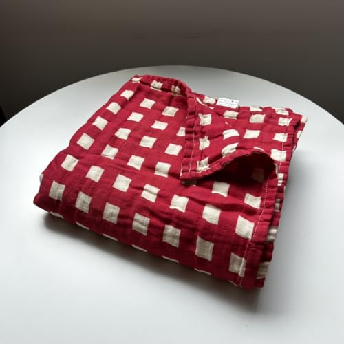 Couverture en mousseline de coton de qualité supérieure en tissu peigné doux