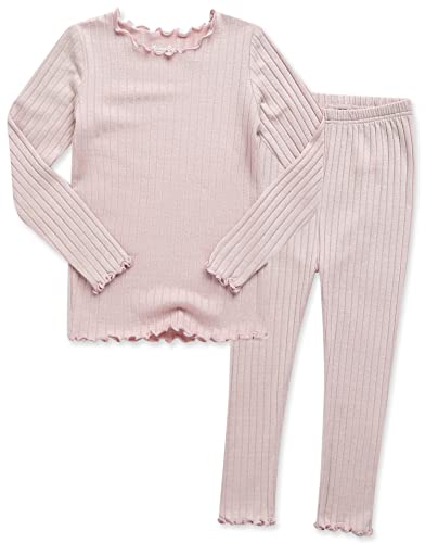 Image of VAENAIT BABY 6M-12Y Infant Kids Toddler Junior Girls Soft Comfy Modal Tencel Shirring Sleepwear Pajamas 2pcs Set