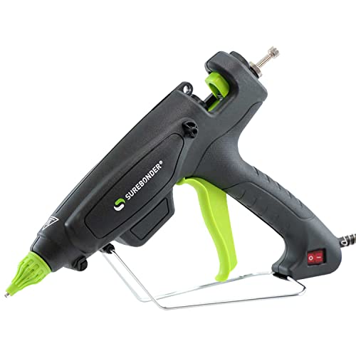 Surebonder PRO2-180 Quick Heating High-Temperature Professional Heavy Duty Hot Glue Gun for Packaging, Construction, Woodworking - Uses Full-Size, 7/16