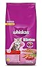WHISKAS Ração Seca para Gatos Filhotes Carne e Leite