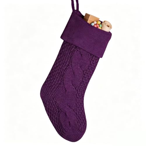 kakina CMSX 18 in Large Purple Cable Knit...