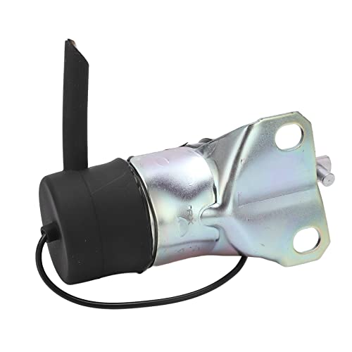 Demeras Válvula solenoide de desligamento de combustível 12V, válvula solenoide de desligamento durá