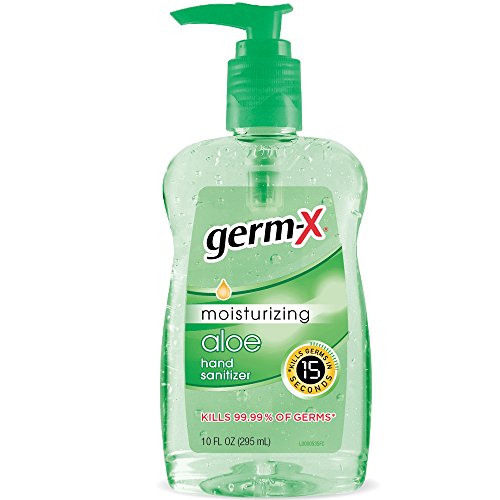 Germ-X Hand Sanitizer, Aloe, 10 Fluid Ounce