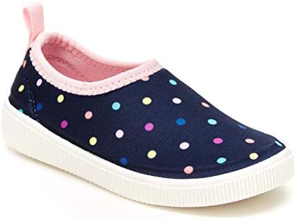 Simple Joys by Carter's Girls Kimmie Kaia Aqua Set Sandal, Navy/Pink Dots, 8 Toddler | Image 3