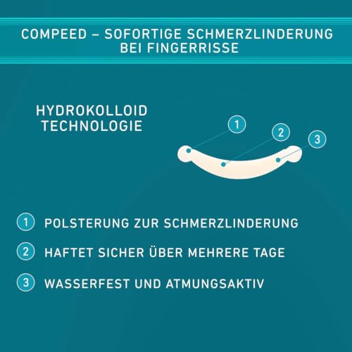 COMPEED Fingerrissepflaster - 10x wasserfeste Fingerpflaster bei Wunden – Ansicht 2