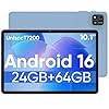 Tablet Tablet Android de 10.1 pulgadas con procesador Octa-Core, 12GB RAM 64GB ROM 2TB Expand, pantalla táctil HD 1280×800, GPS, FM, WiFi 5, cámara dual, BT5.0, 6000mAh, Widevine L1
