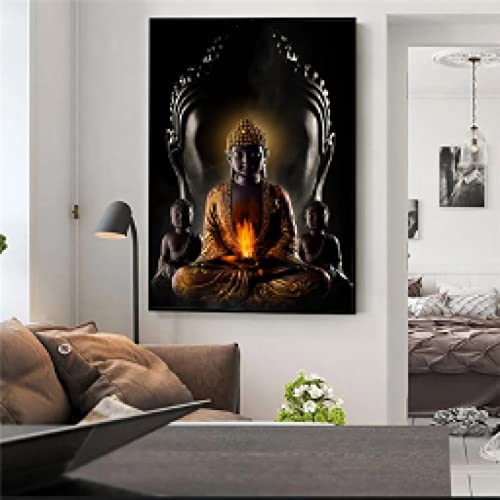 Affiches Maison Mur Décor Bouddha abstrait grand format 70x100cm - 5