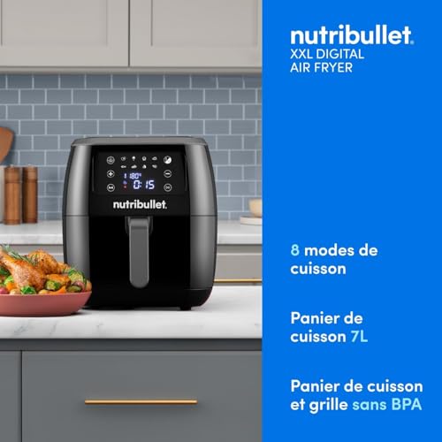 Friteuse à air chaud nutribullet 7L : finies les odeurs pour cuisiner sans huile - 4