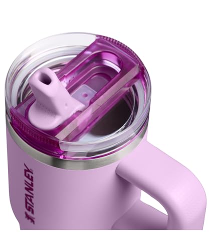 Image of STANLEY Quencher ProTour Flip Straw Tumbler with Leakproof Lid 14 oz | Built-In Straw & Handle | Cupholder Compatible for Travel | Insulated Stainless Steel Cup | BPA-Free | Soft Orchid