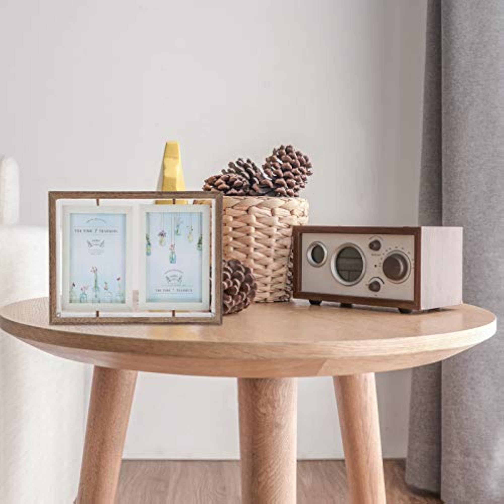 Siamese Rotating Double Sided Photo Frame