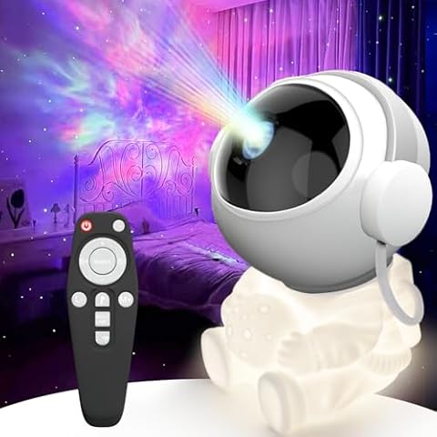 Astronaut Galaxy Projector with Nebula, Night Light Projector for Kids, Star Projector Starry Sky for Bedroom,Room Decor, Party, Gifts for Kids Adults Cover