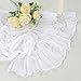 12 Pack White Cheesecloth Table Runner 10Ft Gauze Cheese Cloth Table Runner 35x120 Inch Boho Sheer Rustic Fabric for Party Decor Baby Shower Wedding Holiday Decorations