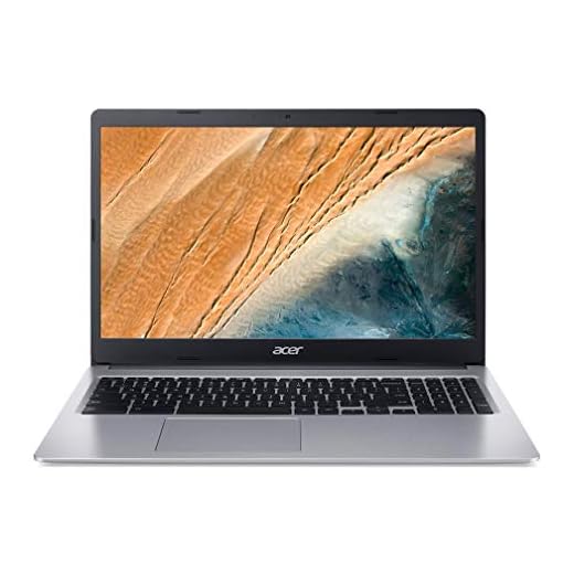 Acer CB315-2H - Ordenador portátil de 15.6" FullHD (AMD Dual-Core A4-9120C, 4GB de RAM, 32GB eMMc, AMD Radeon R2 Graphics, Chrome OS) Plata - Teclado QWERTY Español