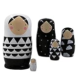 Muñeca rusa tradicional anidada. Maravilloso regalo para tus hijos, amigos y familias.