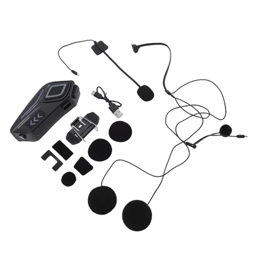 Auriculares para casco EMUKOEP impermeables con reducción de ruido dual para moto