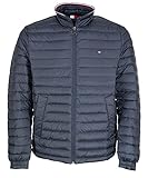 TOMMY HILFIGER Steppjacke mit Ärmel zwei Vordertaschen mit Druckknopf Reißverschluss Stehkragen schwarz