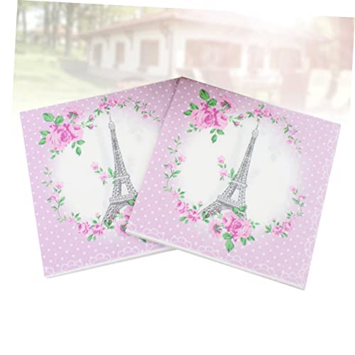 Luxshiny Guardanapos De Jantar Descartáveis ​​40 Folhas Guardanapos Coloridos Guardanapos De Festa G