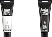 Vista 61 de Liquitex BASICS Pintura Acrílica, Tubo de 118ml (4 oz), Negro Marte