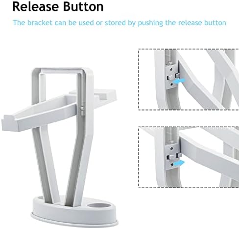 VR Stand,Mcbazel Display Holder Stand for O-culus Quest 2/PS VR/Touch Controller,O-culus Quest 2 stand-White