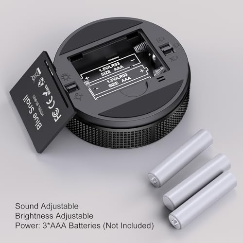 BlueSnail Kitchen Timer with LED Digital Display Smart Efficana for Home Classroom Gym Office, Volume and Brightness Adjustable Productivity Timer