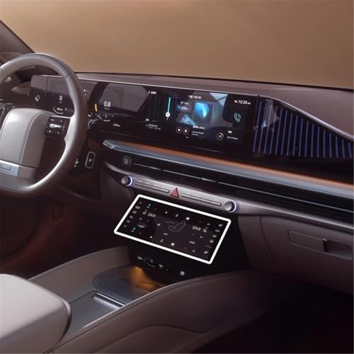 Film protecteur d'écran pour Hyundai Grandeur 2023-2024 écran de climatisation PET transparent