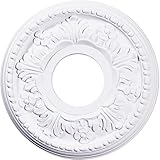 11 7/8'OD x 3 5/8'ID x 7/8'P Helene Ceiling Medallion (Fits Canopies up to 5 1/4')