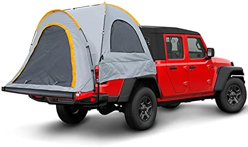 GOTIDY Pickup Truck Bed Camping Tent, Gladiator Truck Bed Tent with Removable Rainfly and Carrying Case, Pickup Truck Tent 5.5 Bed for 5-5.5ft Bed for Jeep Gladiator Full-Size Compact Truck Tent Bed