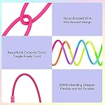 Type C to Type C Cable,JianHan 3-Pack [10ft+6.6ft+3.3ft] 60W Colourful Braided USB C to USB C Cable for iPad Pro,Samsung Galaxy S20 S20+ S20 Ultra Note 20 10 Plus A80,Google Pixel,MacBook Air/Pro