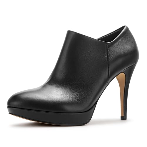 Women's Platform Booties Stiletto Ankle Boots High Heel Booties Winter Dress Shoes