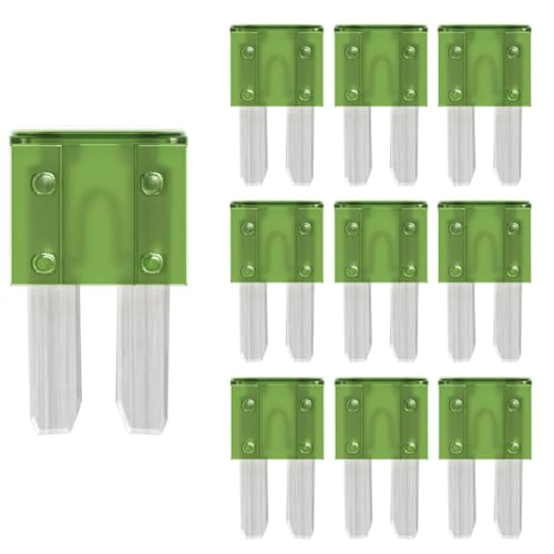 Gebildet 30A Micro2 Blade Car Fuses 30Amp Automotive Fusibles for RV Auto Motorcycle Truck (Pack of 10Pcs)