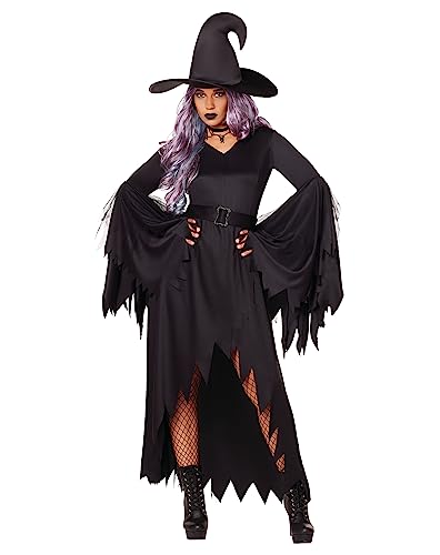 Spirit Halloween Adult Gothic Witch Costume | Adult Witch Costume...