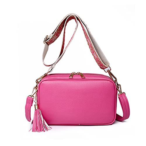 Sac messager téléphone femme en cuir avec pochette portefeuille ethnique chic