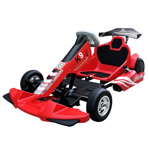 Electric Go Kart Drift Cart with Length Adjustable Seat, LED