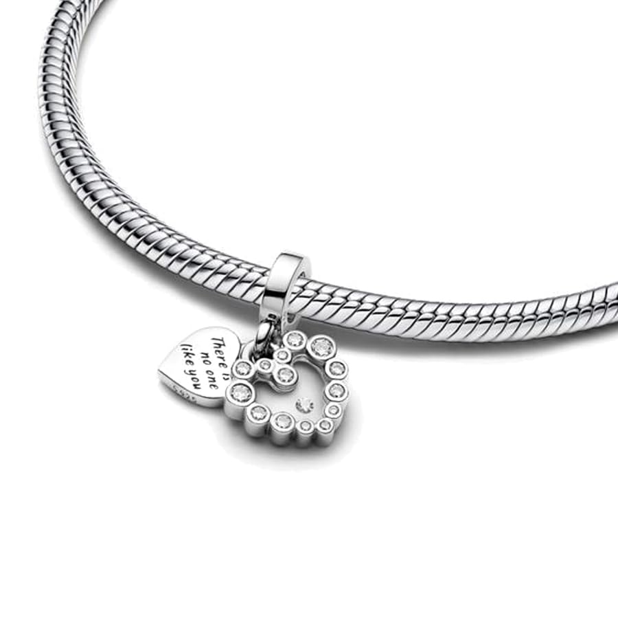 Image of Mom Family Charms Bead for Bracelets and Necklaces Jewelry Charm for Women Valentine Mother's Day