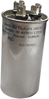 COCAPCO CBB65B Dual Run Capacitor 250VAC 250V AC 50/15uF 50+15uF 50+15 uF MFD C.P2/S2 40/70/21