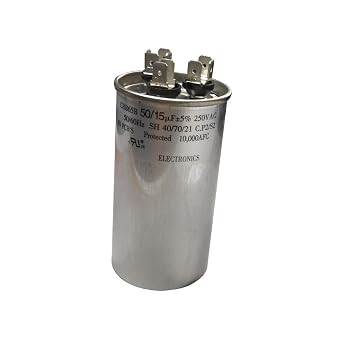 CBB65B Dual Run Capacitor 250VAC 250V AC 50/15uF 50 + 15uF 50 + 15 uF MFD C.P2 / S2 40/70/21