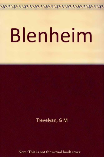 Blenheim B0037F0ZGY Book Cover