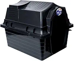 Casinha Pet N3 Para Cachorro De Pequeno Porte Proteção Contra Raios UV (Preto)