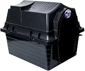 Casinha Pet N3 Para Cachorro De Pequeno Porte Proteção Contra Raios UV (Preto)