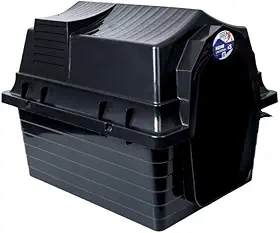 Casinha Pet N3 Para Cachorro De Pequeno Porte Proteção Contra Raios UV (Preto)