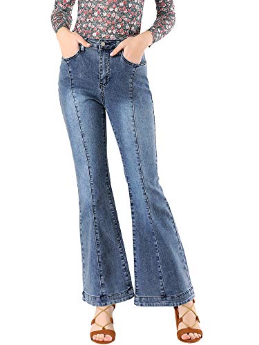 Allegra K Women’s Bell Bottoms Jeans Denim High Waist Flare Stretch Jean Pants www.denim.fit 4 Allegra K Women’s Bell Bottoms Jeans Denim High Waist Flare Stretch Jean Pants www.denim.fit 4