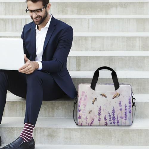 Bolsa compacta para portátil con correa acolchada y bolsillo protector con cremallera 3