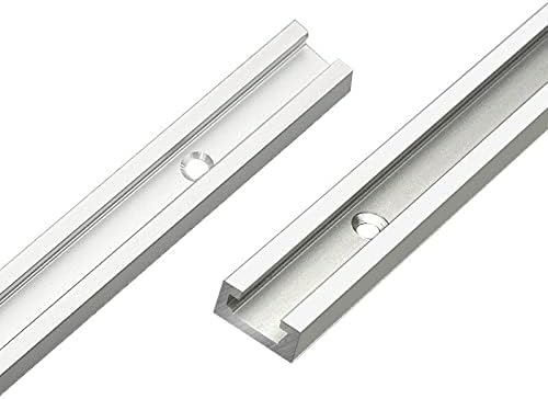 2pcs T-track T-slot Miter Track Jig T Screw Fixture Slot 19x9.5mm for Table Saw Router Table Woodworking Tool DUO ER (Color : 800mm)