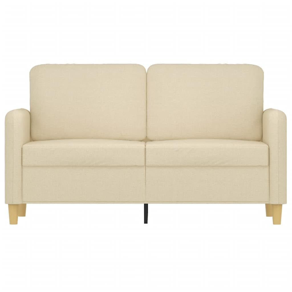 Canapé 2 places moderne en tissu résistant avec structure en métal - Canapé rembourré confortable avec assise respirante et design robuste pour le salon
