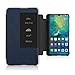 Huawei Mate 20X (5G) Case, PC+PU Leather Case with M-Pen Slot, Shockproof Full Body Protection Cover for Huawei Mate 20 X (5G) Blue