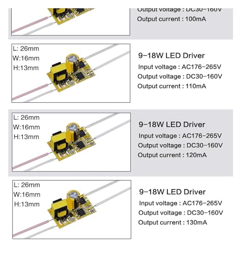 Transformador iluminación LED 90mA para regular voltaje en lámparas de casa 4