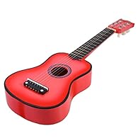 Small guitar --soft and delicate feeling, full of elasticity, smooth and not scraped finger, in the tuning process, you don't need to worry about string too tight and cause ,pink acoustic guitars for Classical guitar pink--thin frets and low string a...