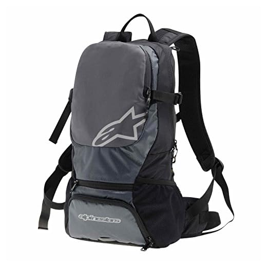 Alpinestars Faster Back Pack, One Size, Black Steel Gray